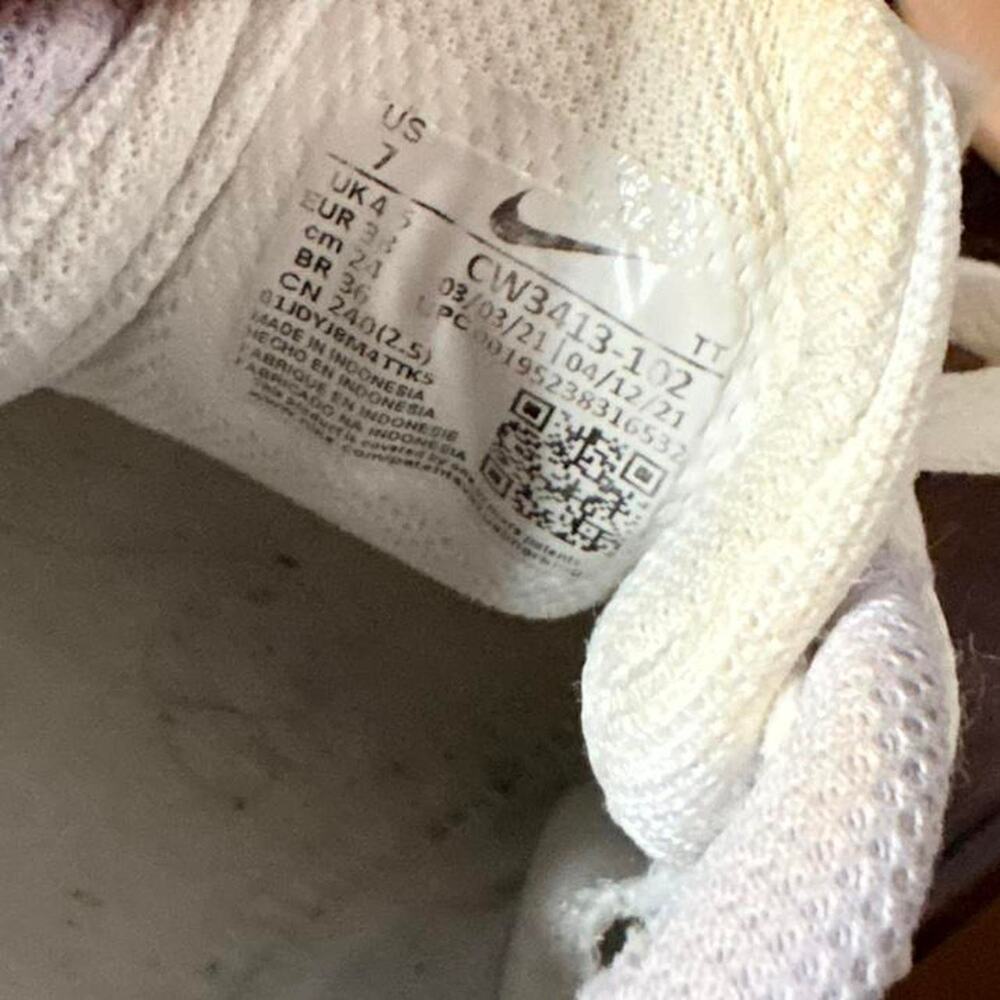 Nike women's size 7 downshifter white silver running outdoors summer sports - Picture 5 of 7